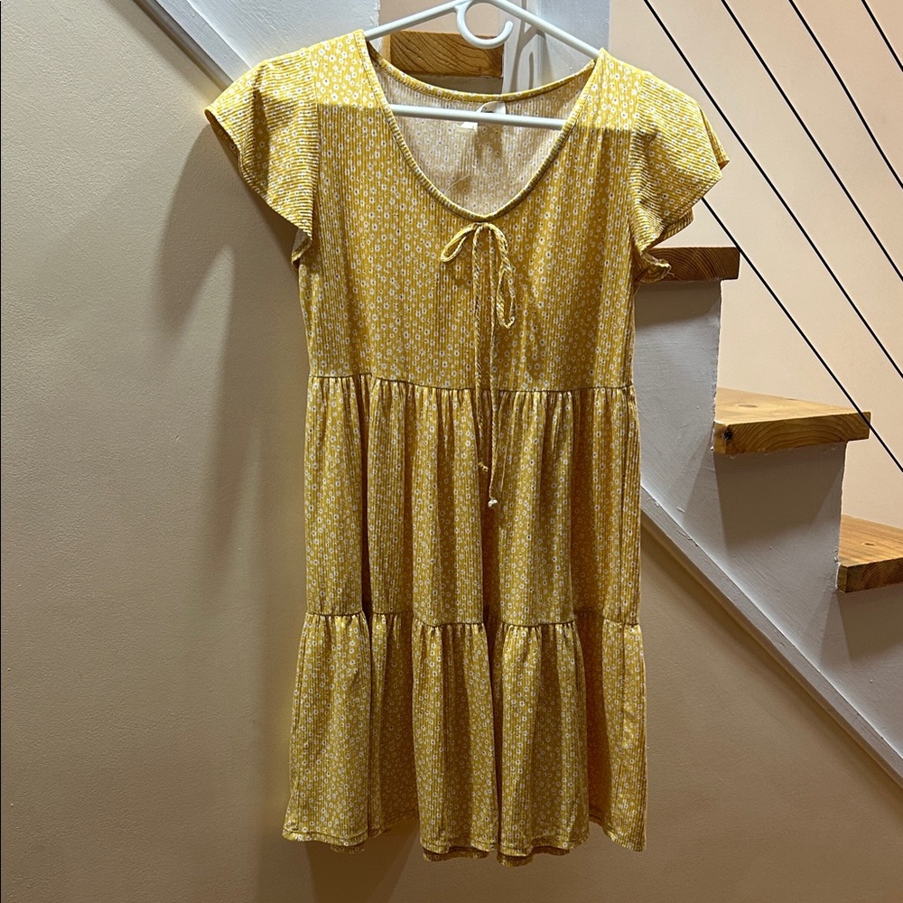 Jessica Simpson Yellow Floral Dress